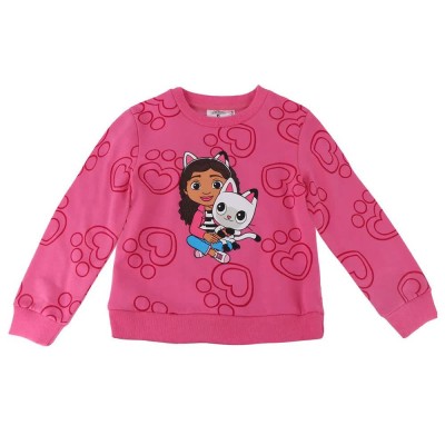 блуза,детски,блузи,universal,studios,gabby´s,dollhouse,sweatshirt,pink,(dark,pink)
