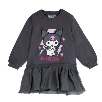 блуза,детски,блузи,hello,kitty,hello,kitty,french,terry,tul,sweatshirt,grey,(dark,gray)