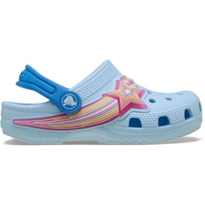 детски,сандали,и,чехли,crocs,classic,star,lights,clogs,blue,frost