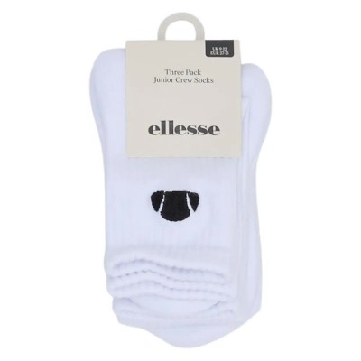 чорапи,мъжки,чорапи,дамски,чорапи,ellesse,tollona,socks,3,pairs,white,(white)
