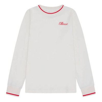 тениска,детски,тениски,ellesse,vanno,long,sleeve,t,shirt,off,white