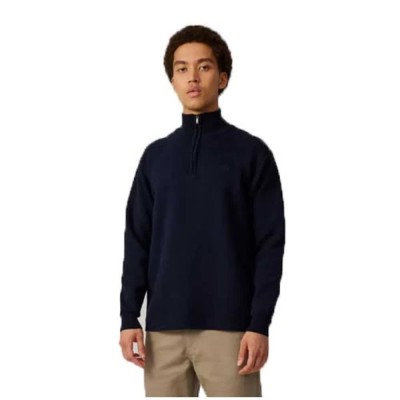 блуза,мъжки,пуловери,makia,coal,knit,half,zip,sweater,blue,(dark,navy)
