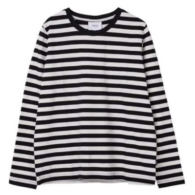 тениска,дамски,тениски,makia,verkstad,long,sleeve,t,shirt,black,(black,off,white)