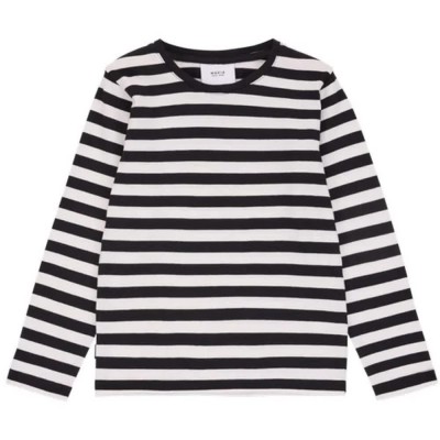 тениска,детски,тениски,makia,verkstad,long,sleeve,t,shirt,black,off,white