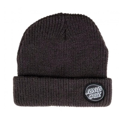 шапка,всички,шапки,santa,cruz,outline,dot,beanie,black,(black)