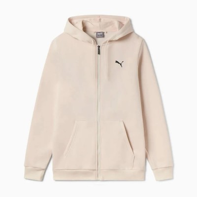 блуза,мъжки,пуловери,puma,ess+,graphic,full,zip,sweatshirt,beige,(alpine,snow)