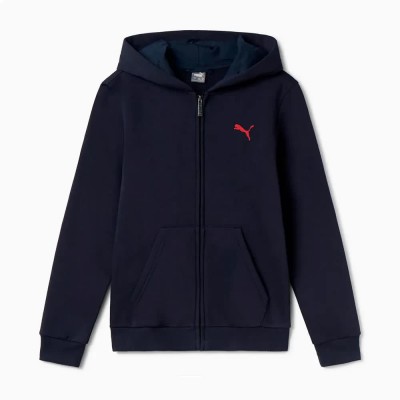 блуза,детски,блузи,puma,ess+,graphic,full,zip,sweatshirt,blue,(new,navy)