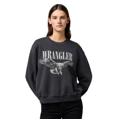 блуза,дамски,блузи,wrangler,112370776,sweatshirt,faded,black