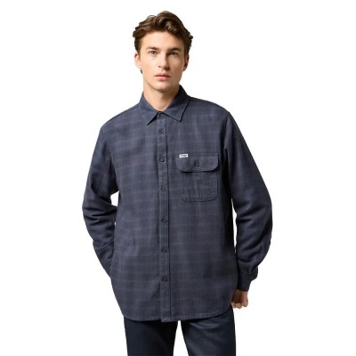 риза,с,дълъг,ръкав,мъжки,ризи,wrangler,112371523,relaxed,fit,long,sleeve,shirt,midnight,grey