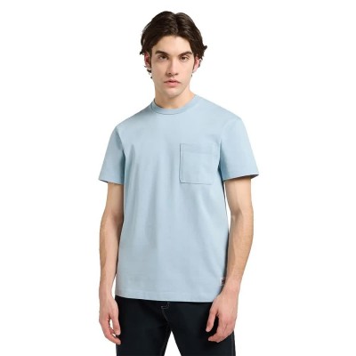 тениска,мъжки,тениски,lee,112370489,short,sleeve,t,shirt,blue,(jet,stream,blue)
