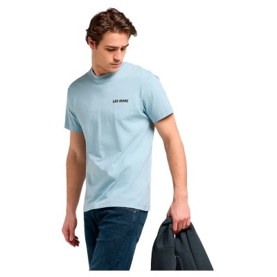 тениска,мъжки,тениски,lee,112370520,short,sleeve,t,shirt,blue,(jet,stream,blue)