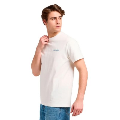 тениска,мъжки,тениски,lee,112370521,short,sleeve,t,shirt,white,(ecru)