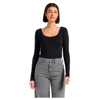 дамски,бодита,lee,112370969,long,sleeve,body,black