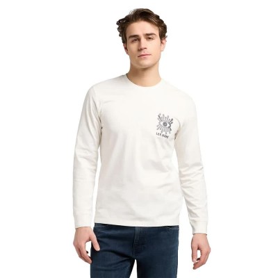 тениска,мъжки,тениски,дамски,тениски,lee,112373176,long,sleeve,t,shirt,white,(ecru)
