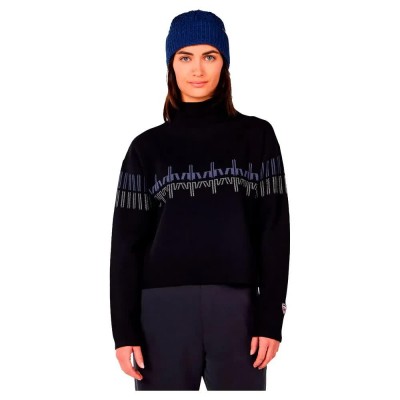 блуза,дамски,пуловери,дамски,плетени,дрехи,rossignol,patterned,tn,sweater,black,(black)
