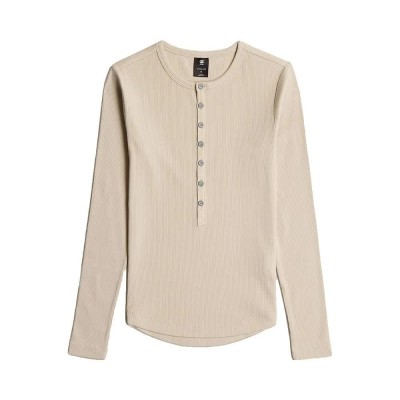 тениска,дамски,тениски,g,star,henley,long,sleeve,t,shirt,dk,brick