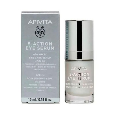очна,линия,apivita,5,action,serum,15ml,eye,contour