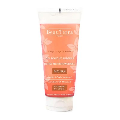 хигиена,тяло,beauterra,monoi,100ml,shower,gel