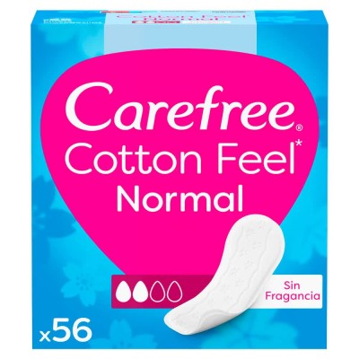 хигиена,тяло,carefree,cotton,frafrance,free,panty,liner,56,units,pink