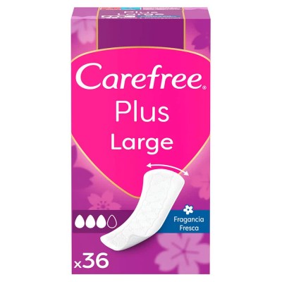 хигиена,тяло,carefree,maxi,fresh,panty,liner,36,units,pink