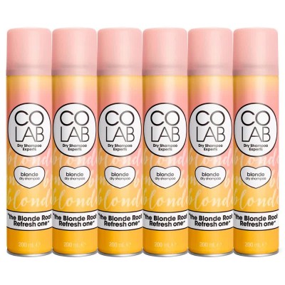 хигиена,коса,colab,blonde,200ml,dry,shampoo,pink