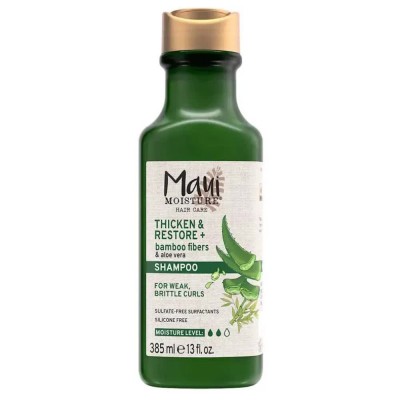 хигиена,коса,maui,moisture,thicken,&,restore,bamboo,fiber,385ml,shampoo,green