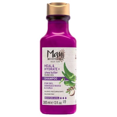 хигиена,коса,maui,shea,butter,385ml,dry,hair,shampoo,pink