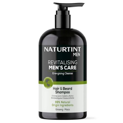 хигиена,коса,naturtint,revitalising,men´s,care,energising,hair,&,beard,500ml,two,in,one,shampoo,clear