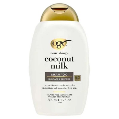 хигиена,коса,ogx,coconut,milk,385ml,moisturizing,shampoo