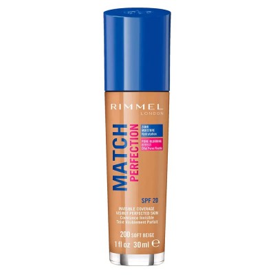 ексфолианти,rimmel,london,match,perfection,200,soft,beige,30ml,foundation
