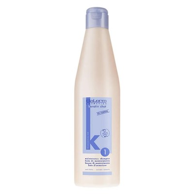 хигиена,коса,salerm,keratin,shot,maintenance,500ml,color,safe,shampoo