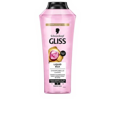хигиена,коса,schwarzkopf,gliss,liquid,silk,400ml,moisturizing,shampoo,pink