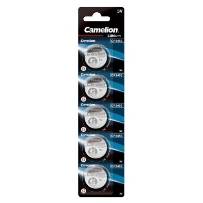 батерии,camelion,cr2450,3v,alkaline,battery,clear,(metallic)
