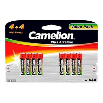 батерии,camelion,lr03,alkaline,battery,8,units,metallic