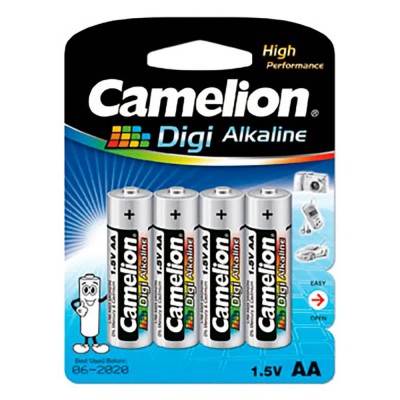 батерии,camelion,lr06,alkaline,battery,clear,(metallic)