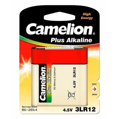 батерии,camelion,4.5v,3lr12,alkaline,battery,clear,(metallic)