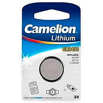 батерии,camelion,3v,cr2430,button,battery,clear,(metallic)