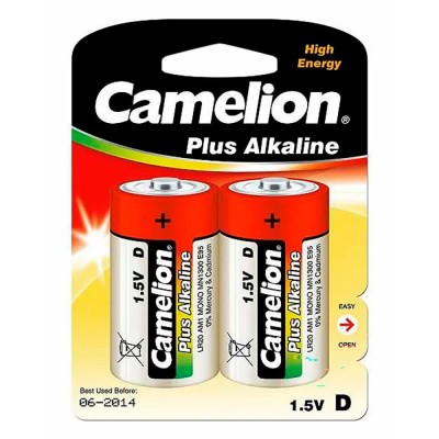батерии,camelion,lr20,alkaline,battery,2,units,clear,(metallic)