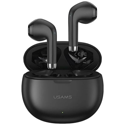 слушалки,слушалки,usams,bhuyo02,wireless,earphones,black,(beige)