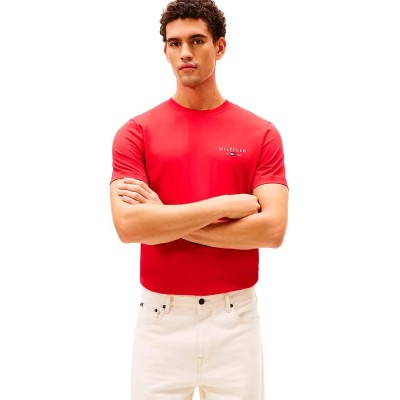 тениска,мъжки,тениски,дамски,тениски,tommy,hilfiger,brand,love,small,short,sleeve,t,shirt,red,(medium,red)