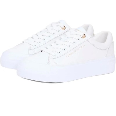 маратонки,мъжки,маратонки,дамски,маратонки,tommy,hilfiger,foxing,leather,trainers,white,(white)