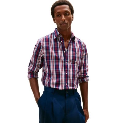 карирана,риза,мъжки,ризи,tommy,hilfiger,mw0mw41712,long,sleeve,shirt,multicolor,(preppy,navy,check)