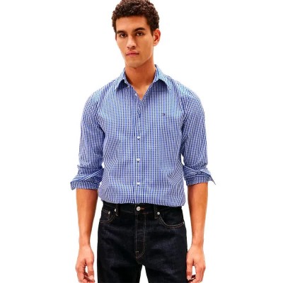 карирана,риза,мъжки,ризи,tommy,hilfiger,mw0mw41713,long,sleeve,shirt,blue,(wedge,blue,check)