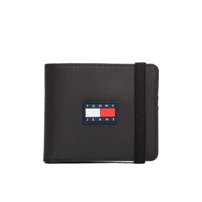 портфейли,и,портмонета,tommy,jeans,daily,tech,wallet,black,(black)