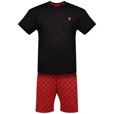 пижама,мъжки,пижами,hugo,aaron,10253443,pyjama,red,black,(open,red)