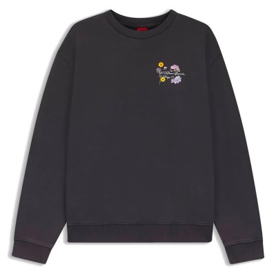блуза,дамски,блузи,hugo,classic,7,10279095,sweatshirt,black,(black)