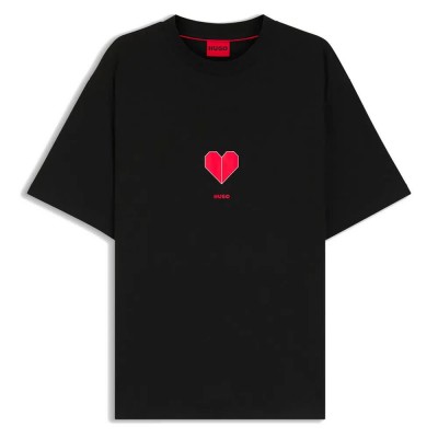 тениска,мъжки,тениски,дамски,тениски,hugo,dalentin,10272987,t,shirt,black,(black)