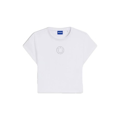 тениска,мъжки,тениски,дамски,тениски,hugo,dome,2,10272901,blue,t,shirt,white,(white)