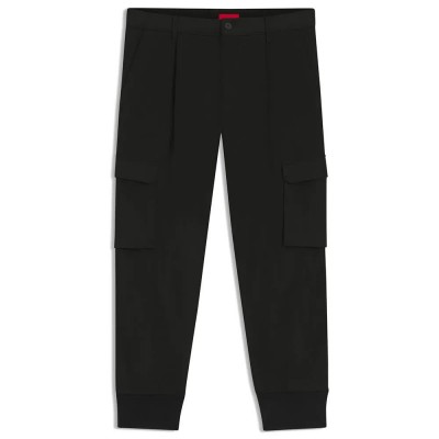 панталони,мъжки,панталони,hugo,glavin261,10255821,pants,black,(black)