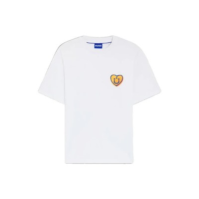 тениска,мъжки,тениски,дамски,тениски,hugo,nalentinio,10266060,t,shirt,white,(white)